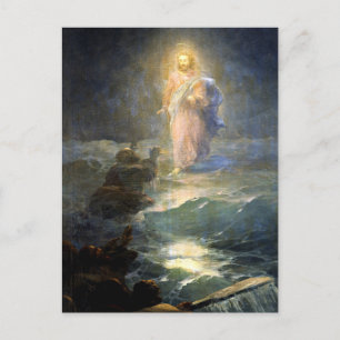 Aivazovsky - Gå på vattnet Vykort