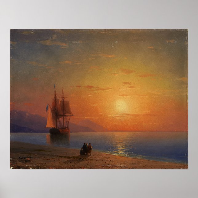 Aivazovsky - Meer Poster (Framsidan)