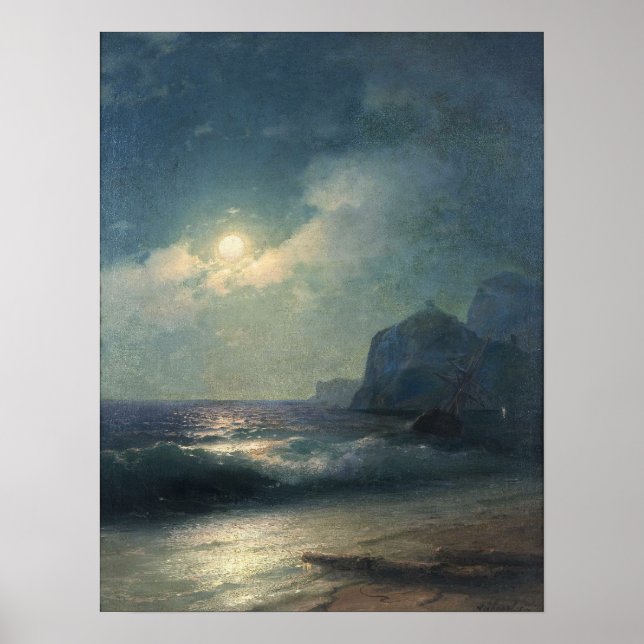 Aivazovsky - skeppsbrott poster (Framsidan)