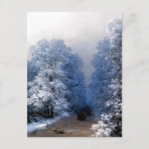 Aivazovsky - vinterlandskap vykort