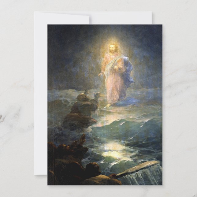 Aivazovsky - Walking på Vatten Kort (Framsida)