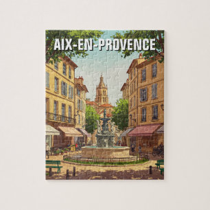 Aix-en-Provence Frankrike Travel Pussel