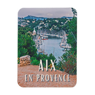 Aix-en-Provence Photo Vintage Magnet