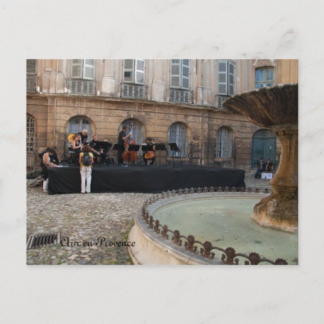 Aix en Provence-South of Frankrike Vykort (Framsida)
