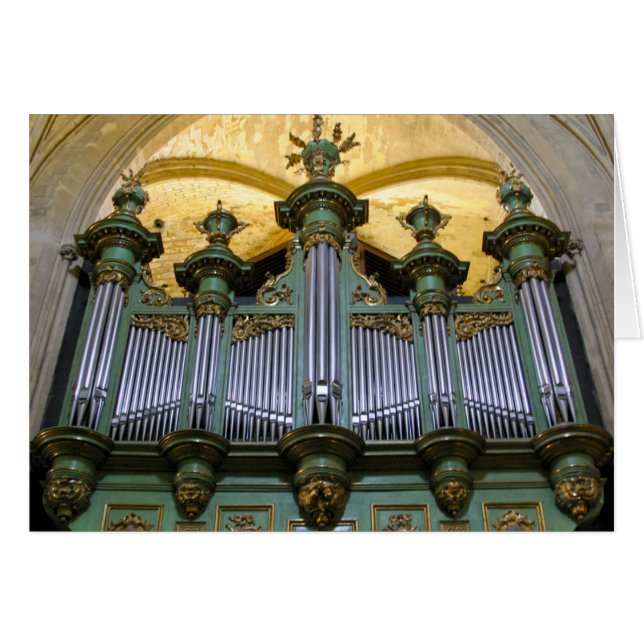 Aix-en-provenceorgan Hälsningskort (Framsidan Horizontal)