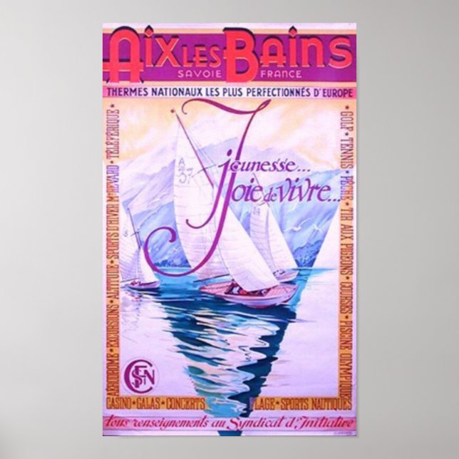 Aix Les Bains Poster (Framsidan)