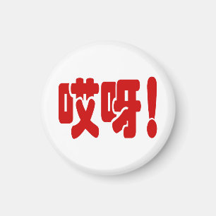 Aiya! 哎 呀! OMG! Kinesiska Hanzi-språket Magnet