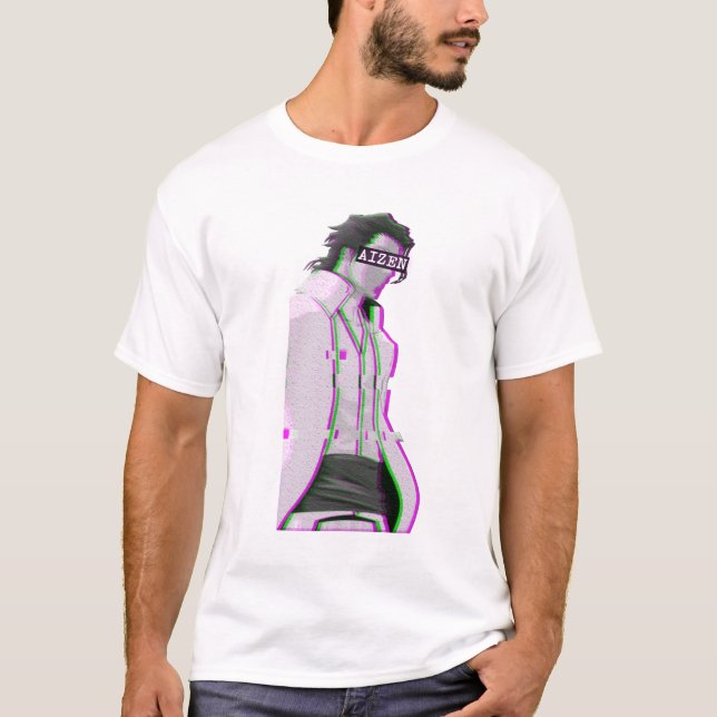 Aizen Sosuke Bleach T Shirt (Framsida)
