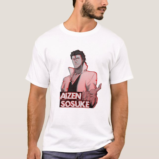 Aizen Sosuke Bleach T Shirt (Framsida)