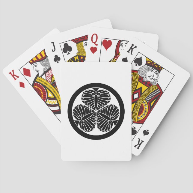Aizu aoibicykelspelkort casinokort (Baksidan)