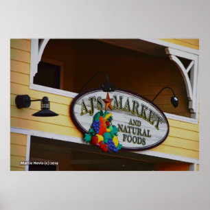 AJ:s marknad Poster