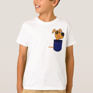 AJ valp i en fick- skjorta T-shirt