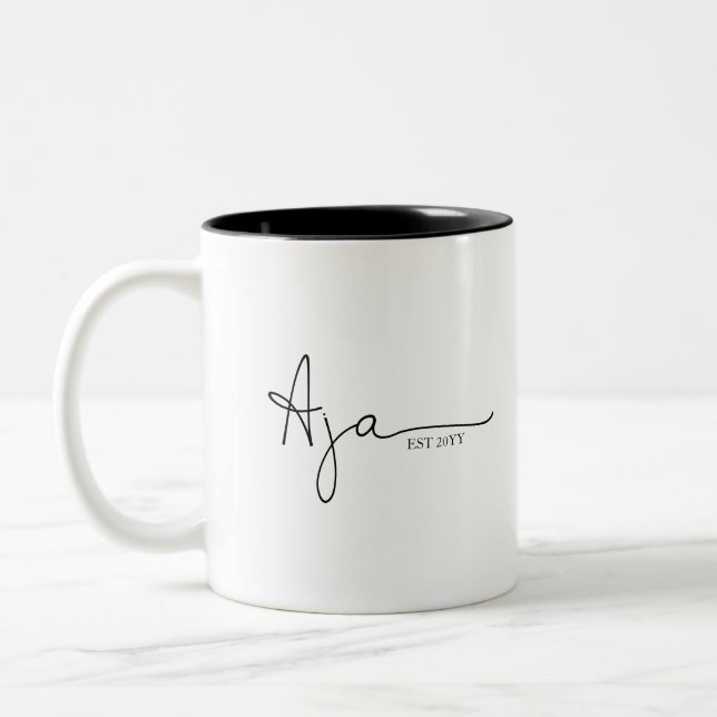 Aja Etablerad | Grandpa Gift Två-Tonad Mugg (Vänster)