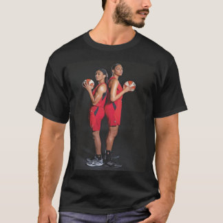 Aja Wilson och Liz-kambage T Shirt