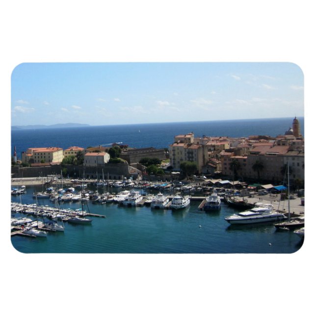 Ajaccio, Korsika, Frankrike, flexibelt foto Magnet (Horisontell)