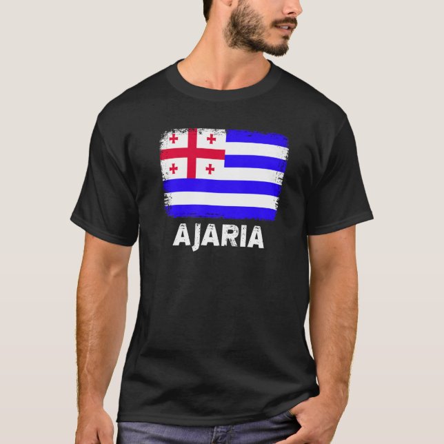Ajaria Flagga Support Adjars People Women Manar T Shirt (Framsida)