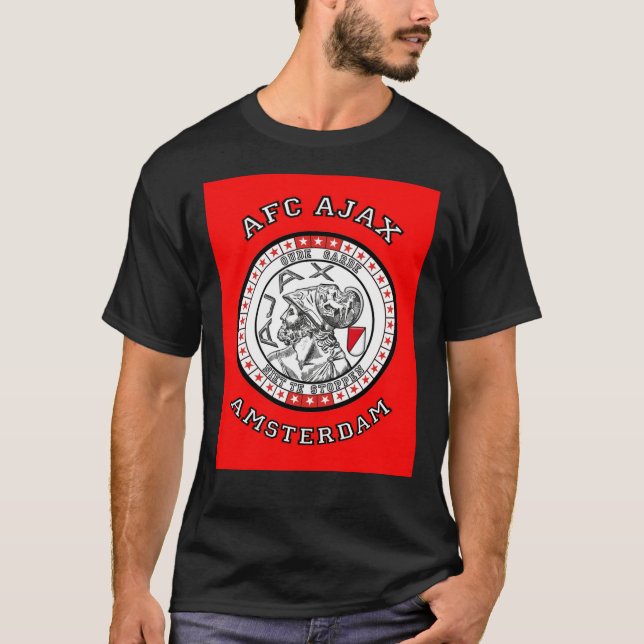 Ajax Amsterdam-stjärnor Graphic T-Shirt (Framsida)