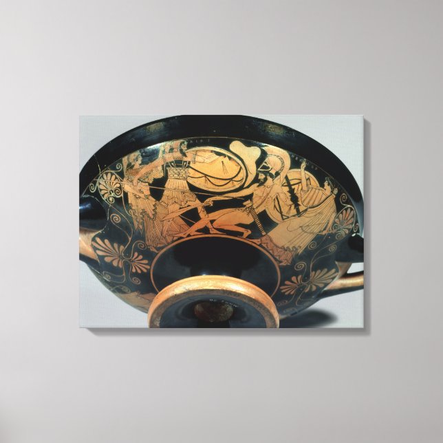 Ajax, på uppmaning av Athena Canvastryck (Framsida)