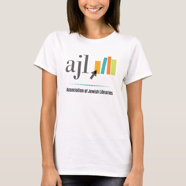 AJL logotyp och text för kvinnors skjorta T Shirt (Framsida)