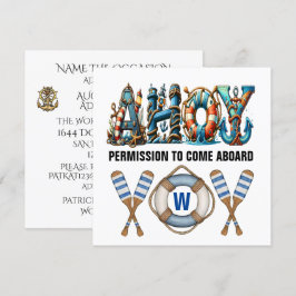 AJÖ TILLSTÅND ATT GÅ OMBORD INBJUDNINGAR