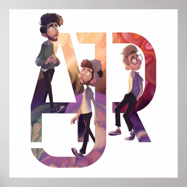 AJR the Click Galaxy Poster (Framsidan)