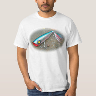 AJS Saltwater Lure Popper Blue Dragon Items T Shirt