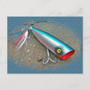 AJS Saltwater Lure Popper Blue Dragon Items Vykort