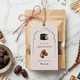 Ajwa Dadlar Personlig Gåvaetikett Hajj Mubarak Presentetikett