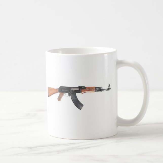 AK47 anfallgevär Kaffemugg (Höger)