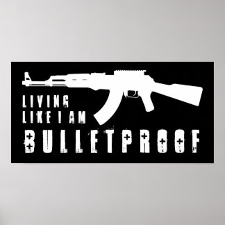 ak47: Att bo som jag'm bulletsecure Poster