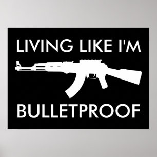 ak47: Att bo som jag'm bulletsecure Poster