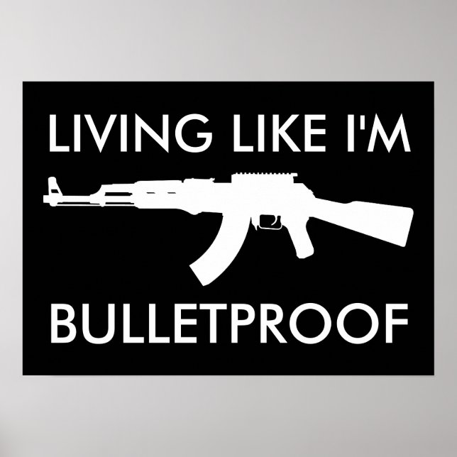 ak47: Att bo som jag'm bulletsecure Poster (Framsidan)