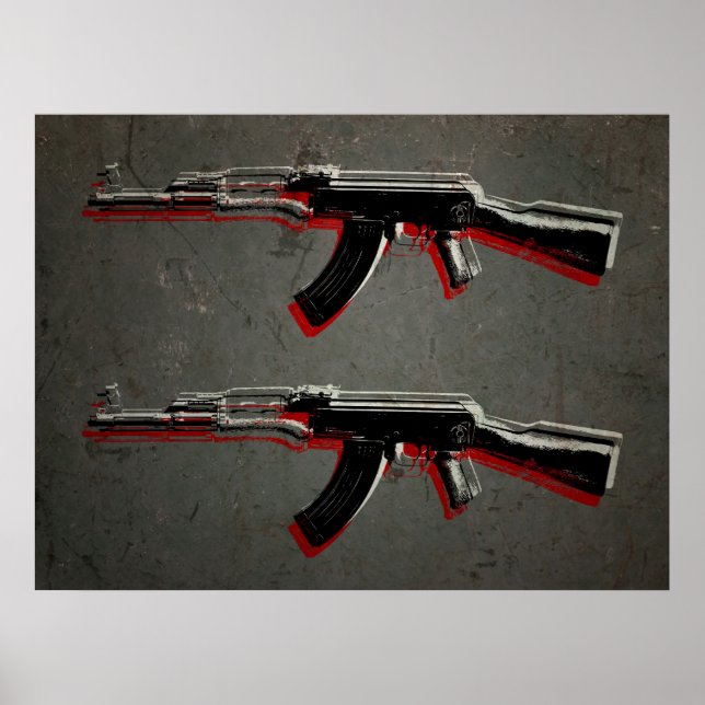 AK47 FV-konst Poster (Framsidan)