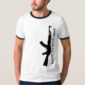 ak47: höger att bära arm tee shirt