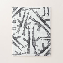 AK47 skjutvapenpussel Pussel