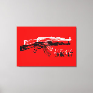 AK 47 CANVASTRYCK