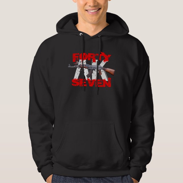 AK 47 Hooded Sweatshirt (Framsida)