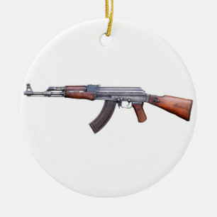 AK-47 JULGRANSPRYDNAD KERAMIK
