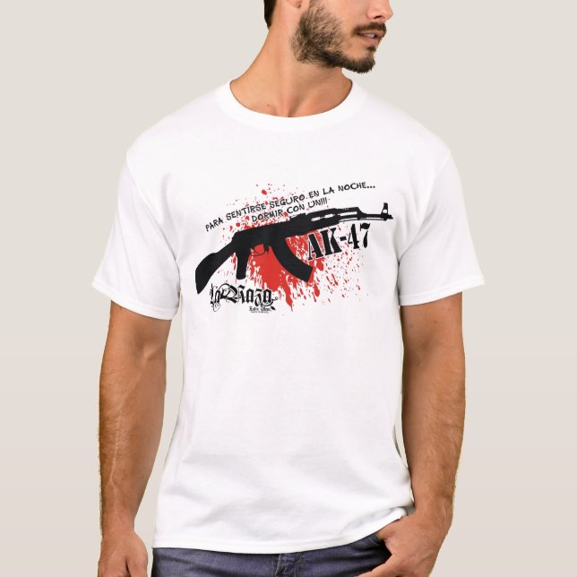 AK-47 Revolucion Tee Shirt (Framsida)