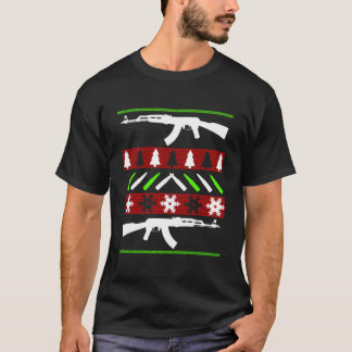 Ak 47 Rifle Ugly jul Sweater Funny Gun Long T Shirt