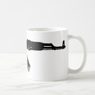 AK-47 Silhouette Kaffemugg