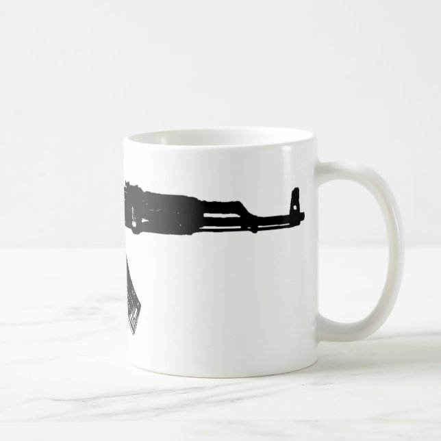 AK-47 Silhouette Kaffemugg (Höger)