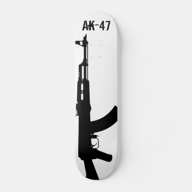 Ak-47-skateboard Old School Skateboard Bräda 18 Cm (Framsida)