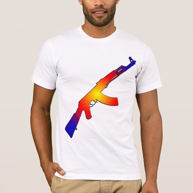 AK-47 T-tröja Tee (Framsida)