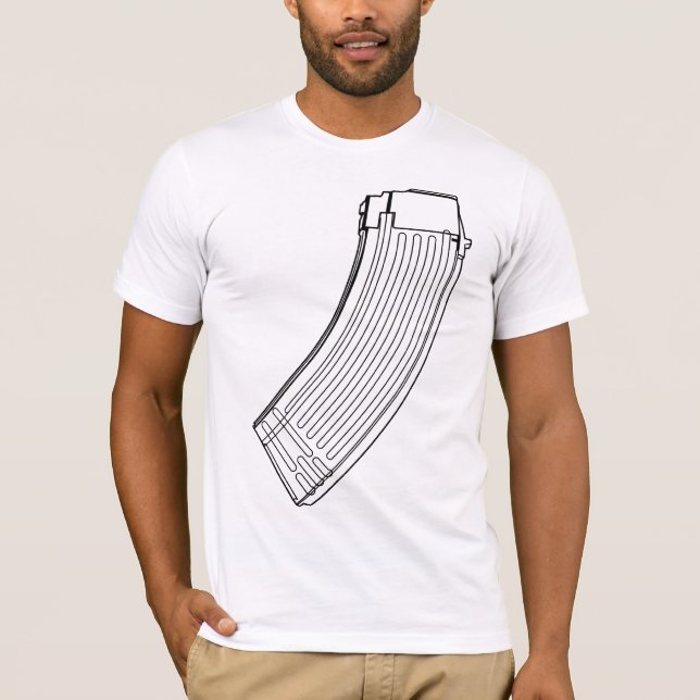AK-47 tidskrift Tee Shirt (Framsida)