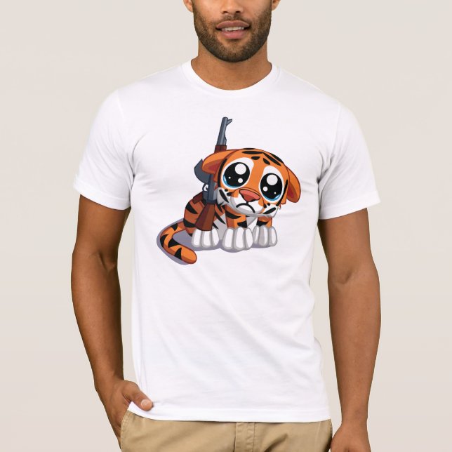 AK-47 tiger Tee (Framsida)