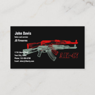 AK 47 VISITKORT