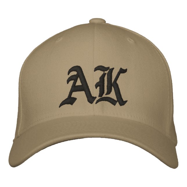 AK Anpassningsbar Baseball Cap Broderad Keps (Framsida)