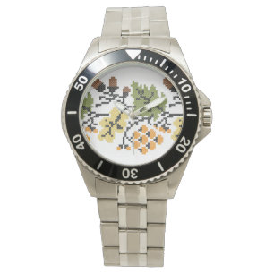 Ak autumnal bakgrund armbandsur