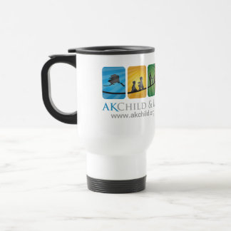 AK-barn & familjtravel mug (färg) Resemugg